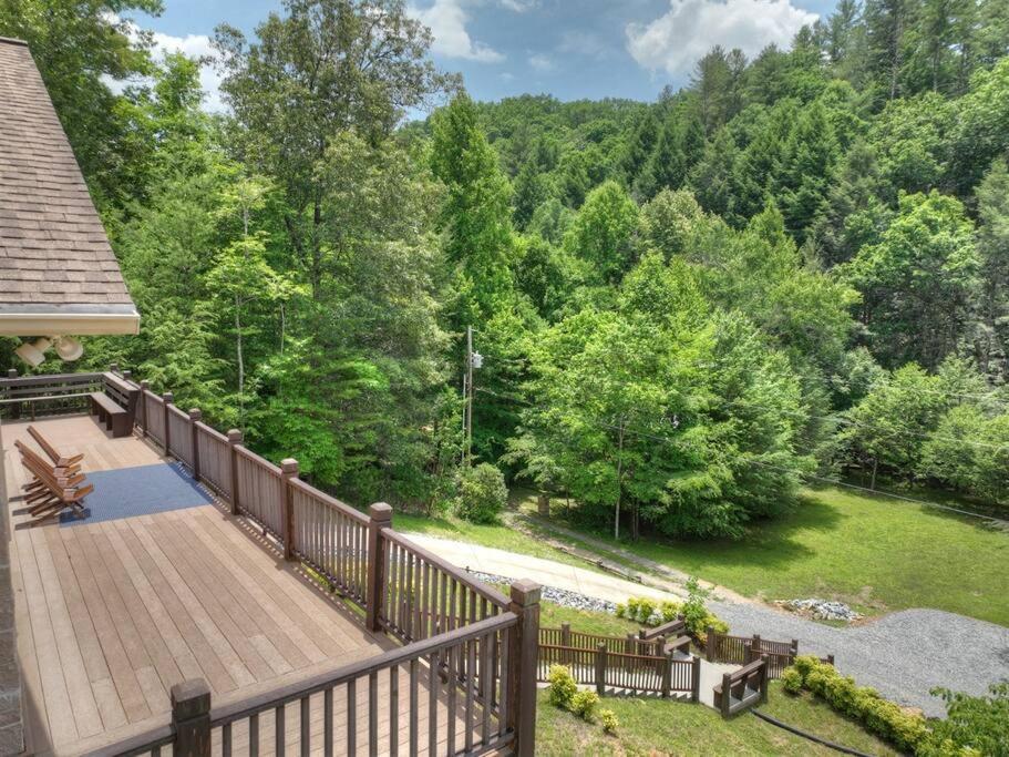 The Chariot - Creek Front With Hottub, Fire Pits, Billiards, Ev Charger - Sandalwood Stays Blue Ridge Luaran gambar